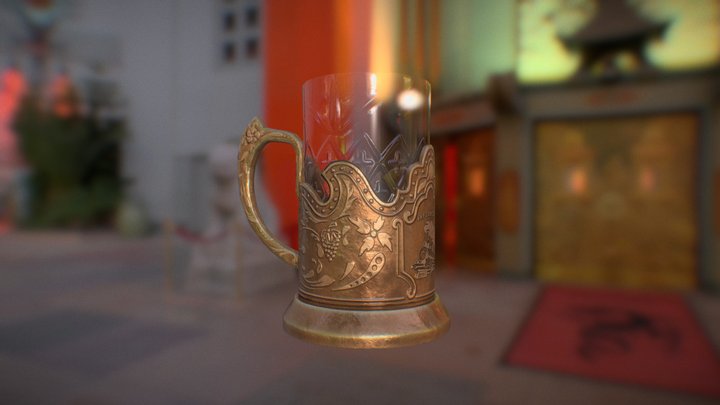 Glass holder 3D Model