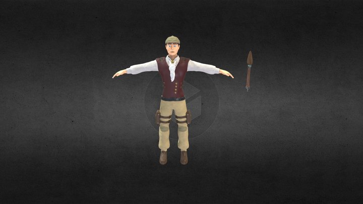 The Painter 3D Model