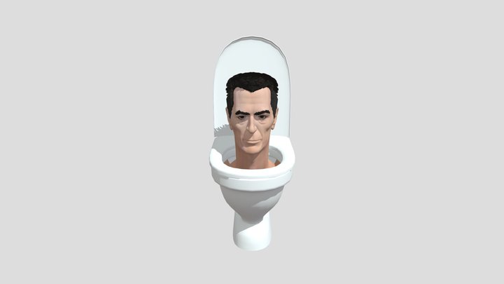G man toilet 3D Model