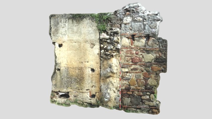 MURO NORESTE INTERNO ERMITA DE SAN POLO 3D Model