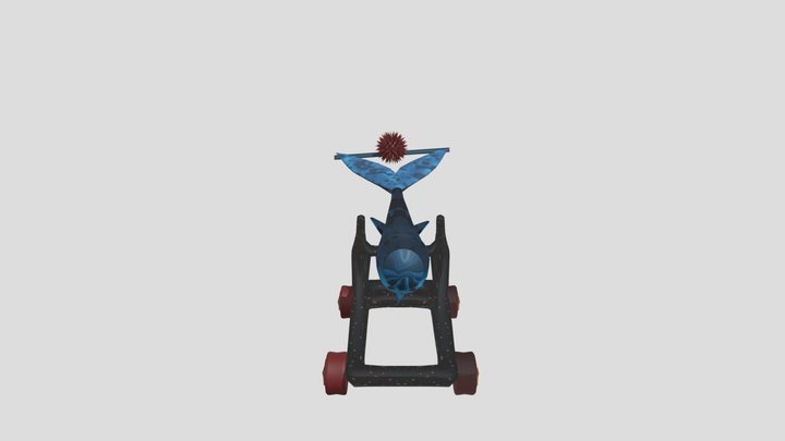 Catapult 3D Model