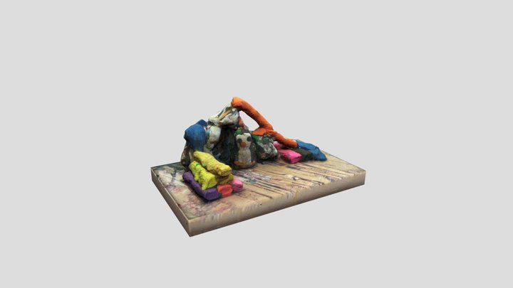 Penguin Cave 3D Model