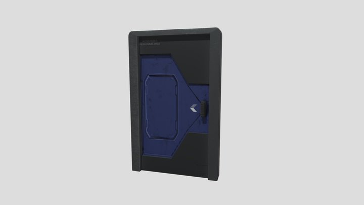 Cyber Door 3D Model