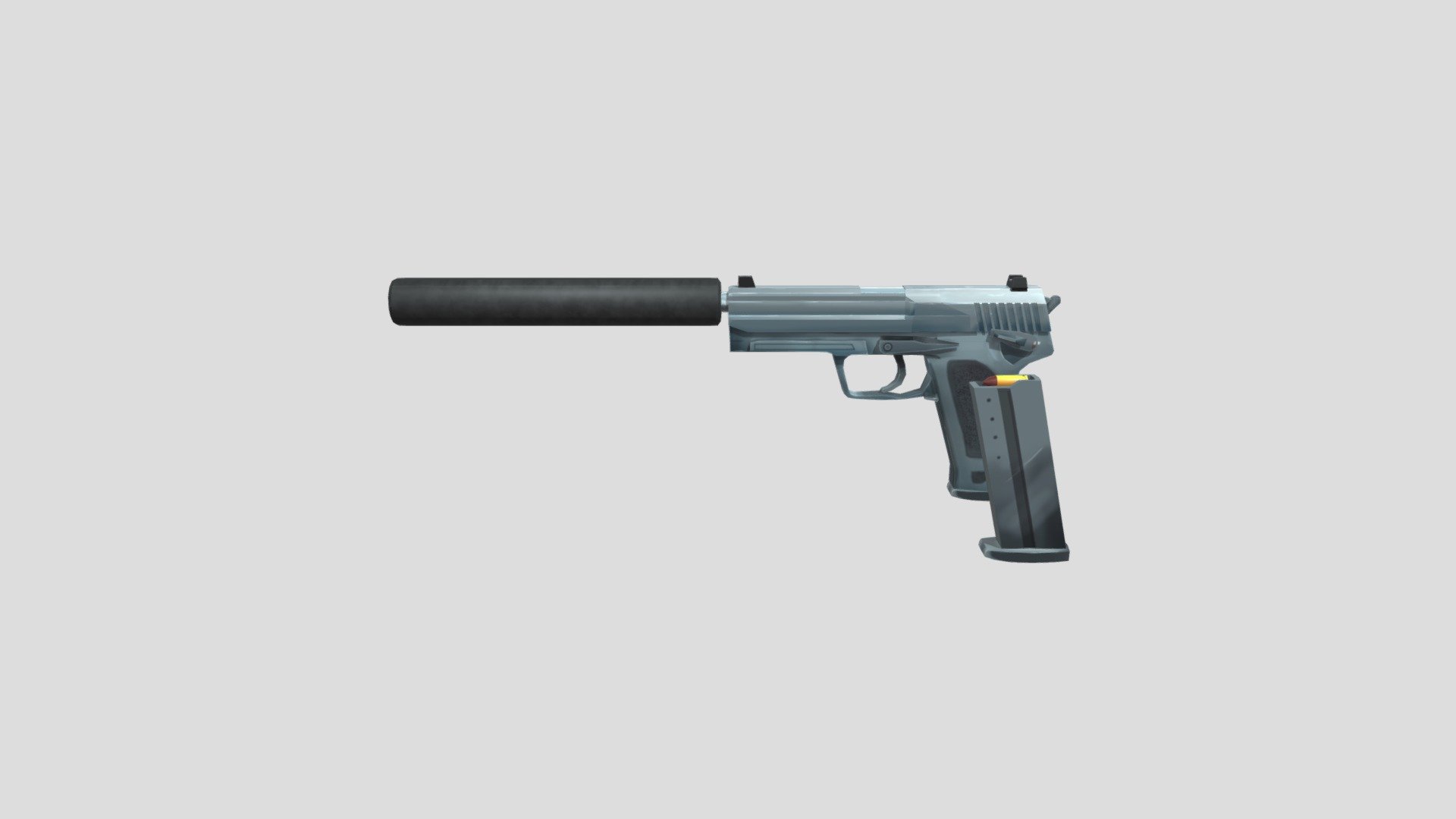 USP 45 - Handpainted Textures - Download Free 3D model by Juen3344 ...