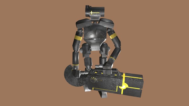 Shock Bot 3D Model