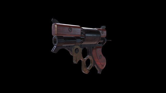 Pistol WIP 3D Model