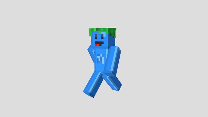 itzpixelpe walking1 3D Model
