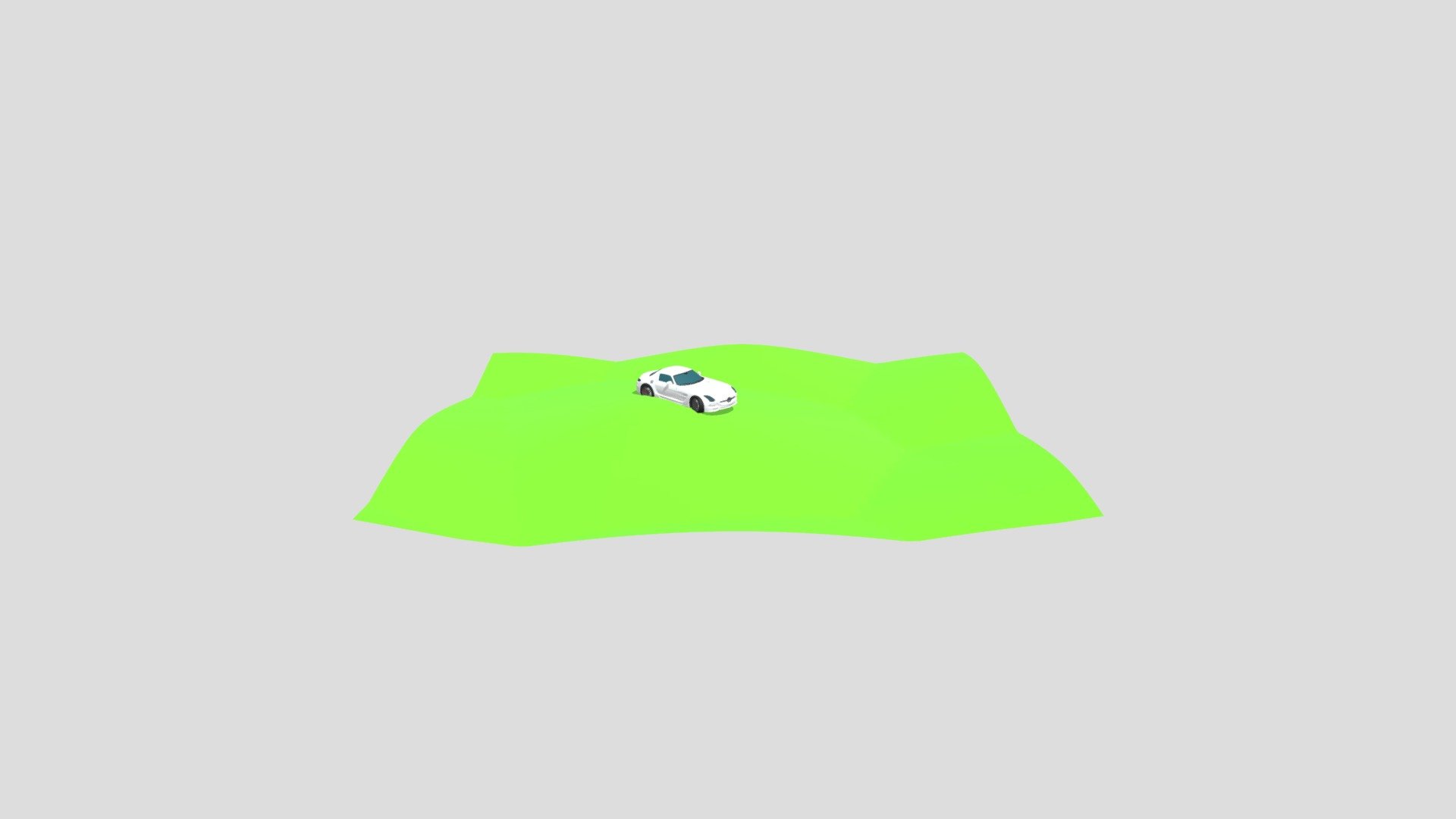 car in grass field
