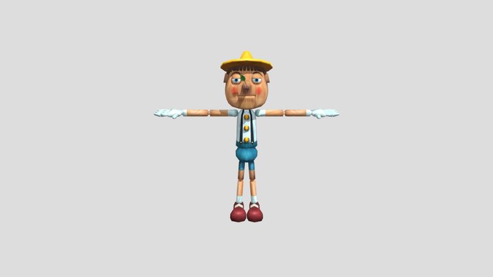 Shrek Super Slam Pinocchio – Free 3D Model STL