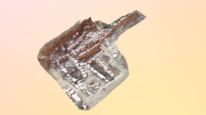 GROBLJE PORED CRKVE GOSPE U SITI 3D Model