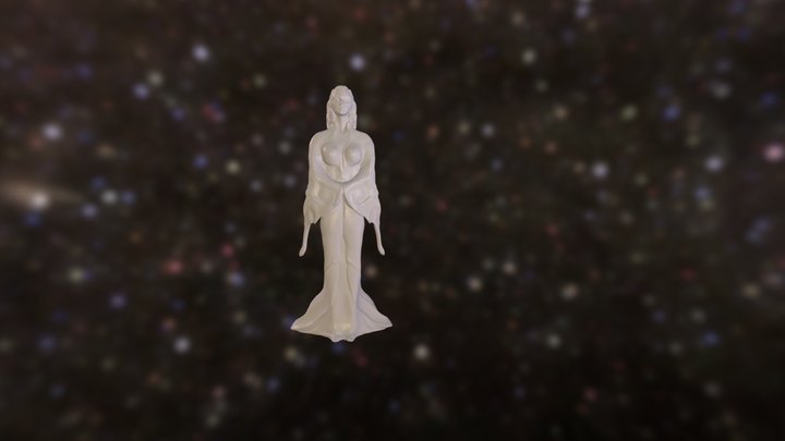 Meditation Woman 3D Model