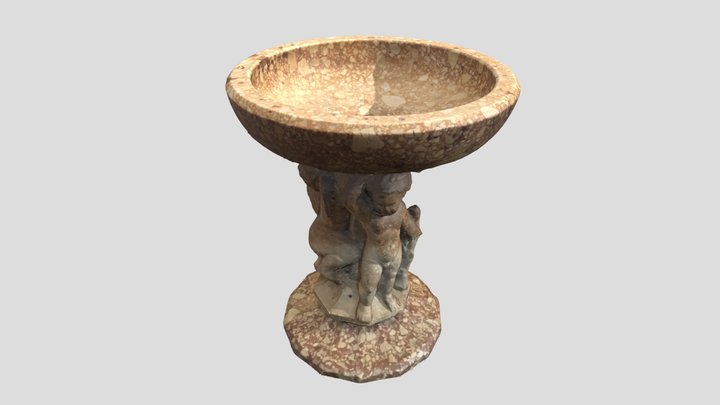 Baptismal font 3D Model