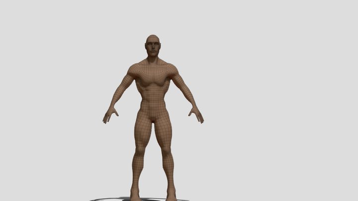 Male Base Mesh V2 3D Model