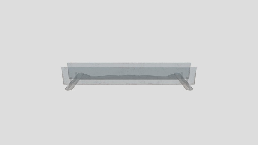 Wooden Country Wall Shelf Painted