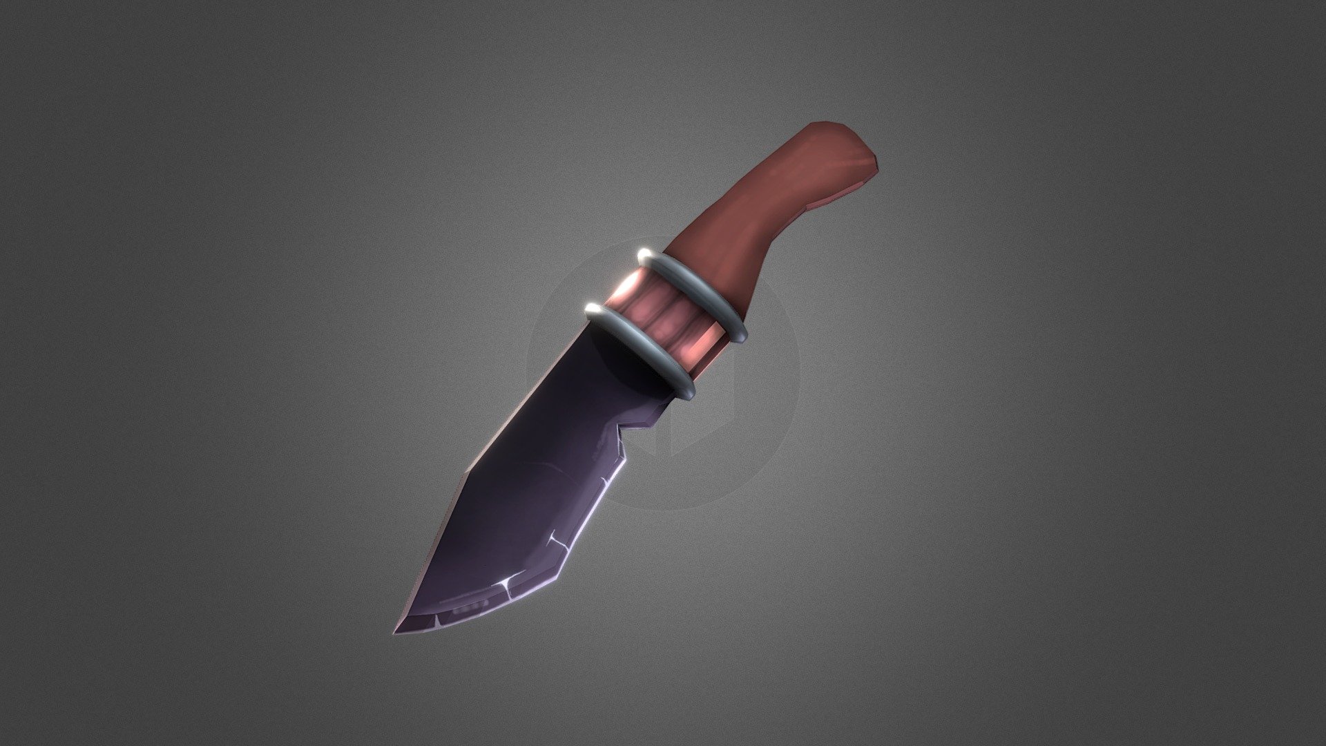 Hand painted Dagger - 3D model by Laureen (@Bingibingurt) [edc0f81 ...