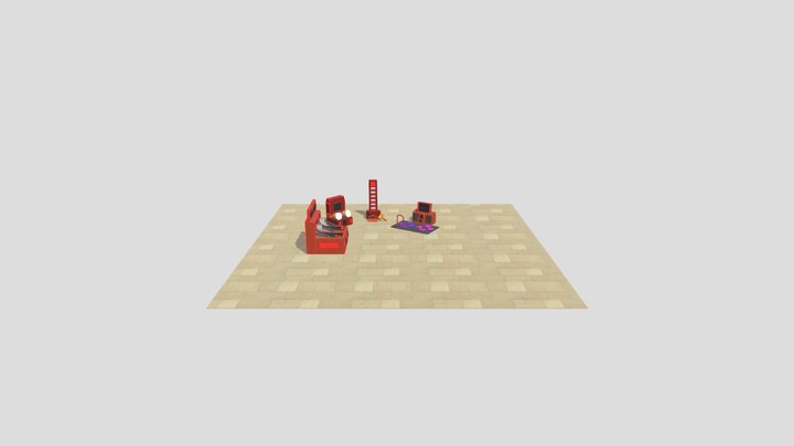 ARCADE DE SHOPPING 3D Model