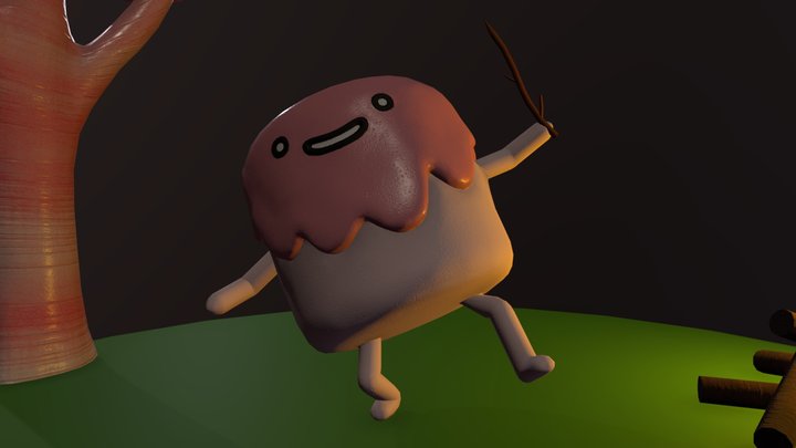 Adventure Time: Marshmallow 3D Model