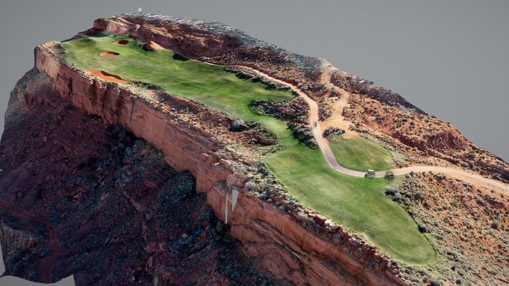Sand Hollow Golf Course 3d (Hole 13) 3D Model