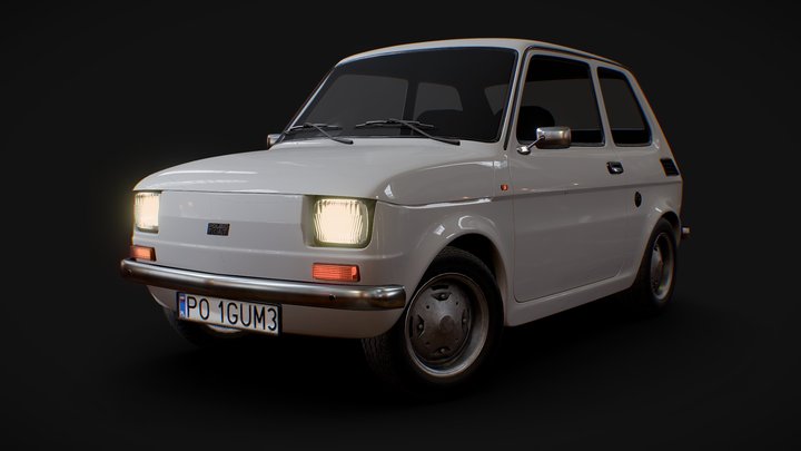 Polski Fiat (Fiat 126p) 3D Model