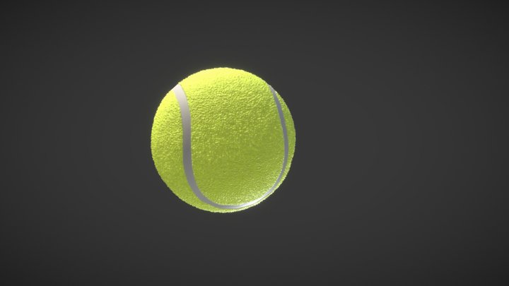 Tennis Ball 3D Model