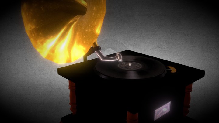 The gramophone – Modello 3D gratuito STL