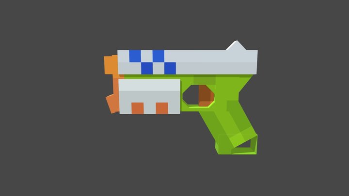 Nerf Super Soaker Flash Blast 3D Model