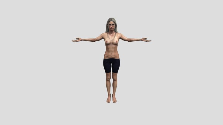 T-pose 3D Model