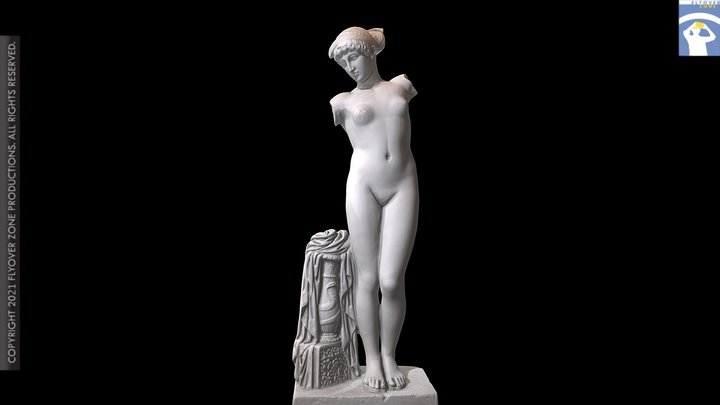 3D rendering of Venus of the Esquiline