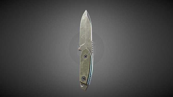 Military Knife 3 3D Model