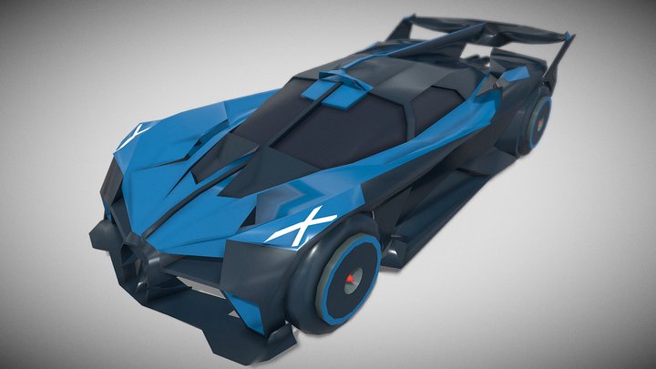 Bugatti Bolide for Car Dealership Tycoon 3D Model