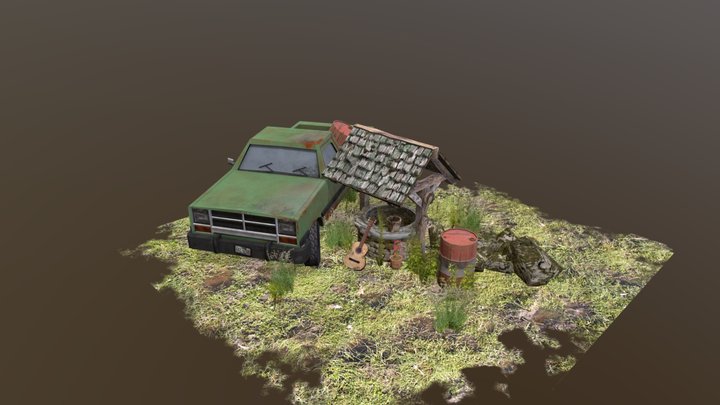 DAE 5 props - Pieter Vanderroost 3D Model