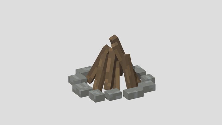 костёр 3D Model