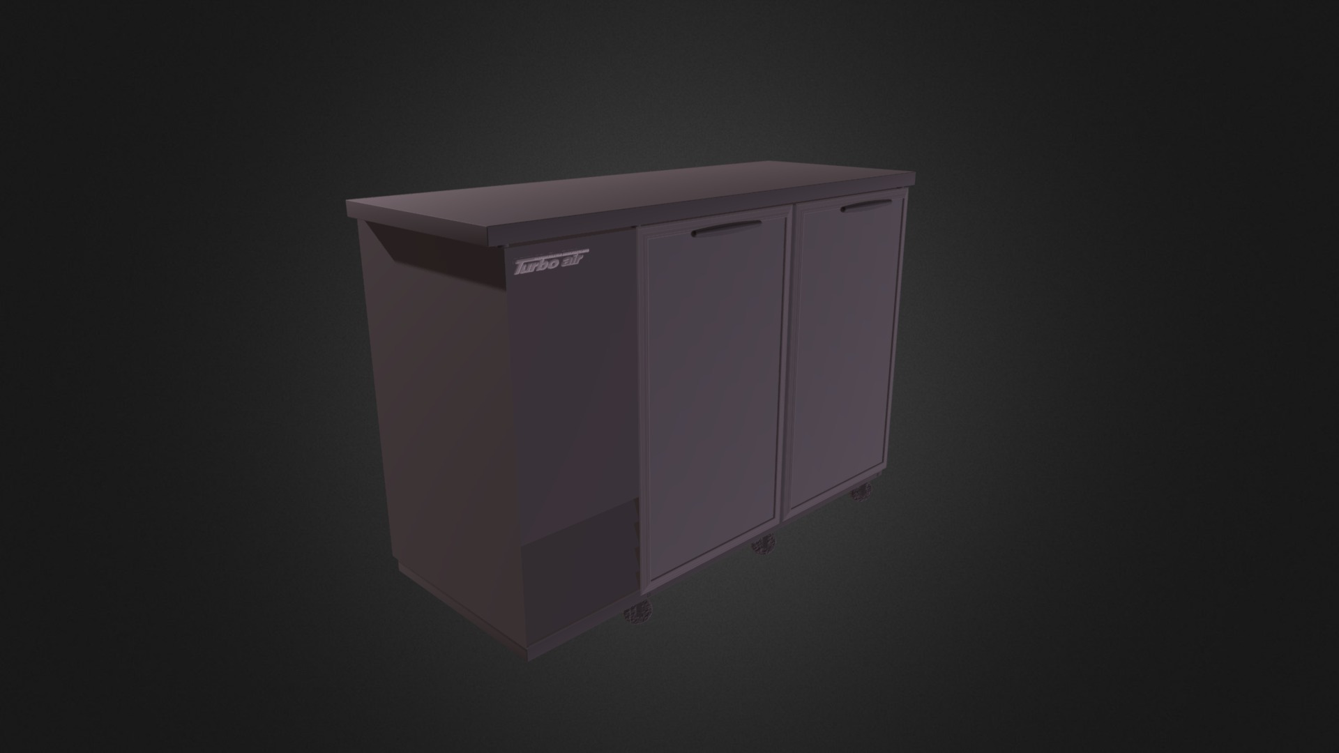 3D model Fridge with Beer Bottles and Cans - This is a 3D model of the Fridge with Beer Bottles and Cans. The 3D model is about a white box with a black background.