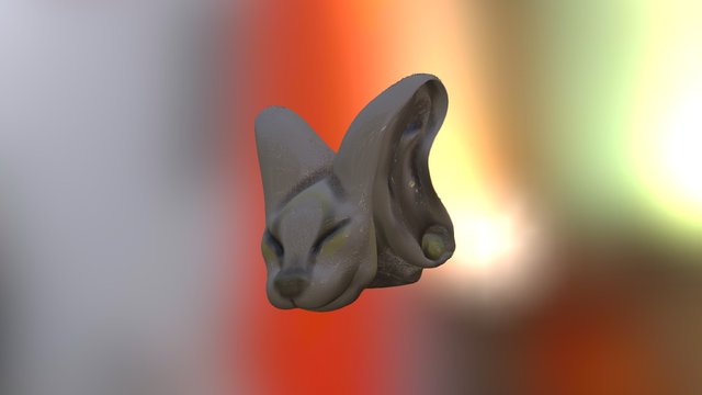 egyptian feline 3D Model
