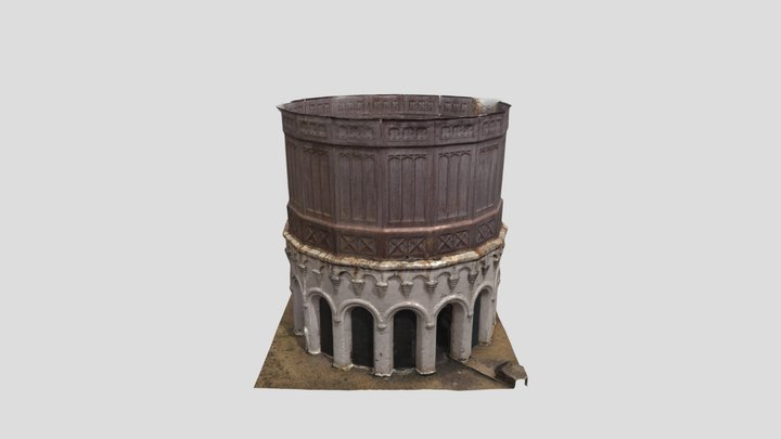 Circular Building 3D Model