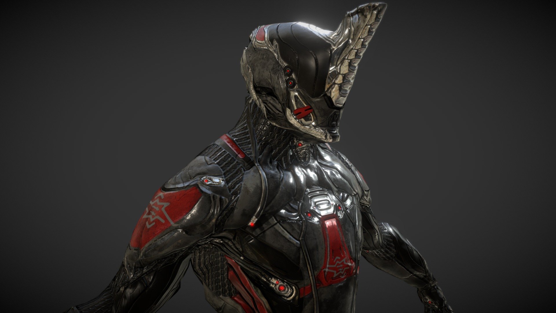 Warframe 3d models blender фото 12