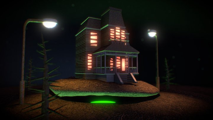 Spooky House 3D Model