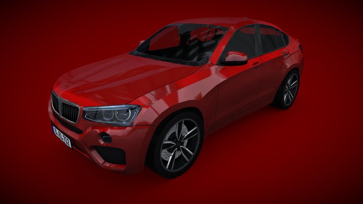 Lowpoly Generic SUV 3D Model