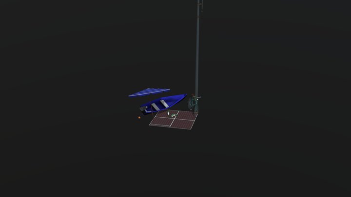 1DAE18 De Herdt Elias - Cinque Terre 5 props 3D Model