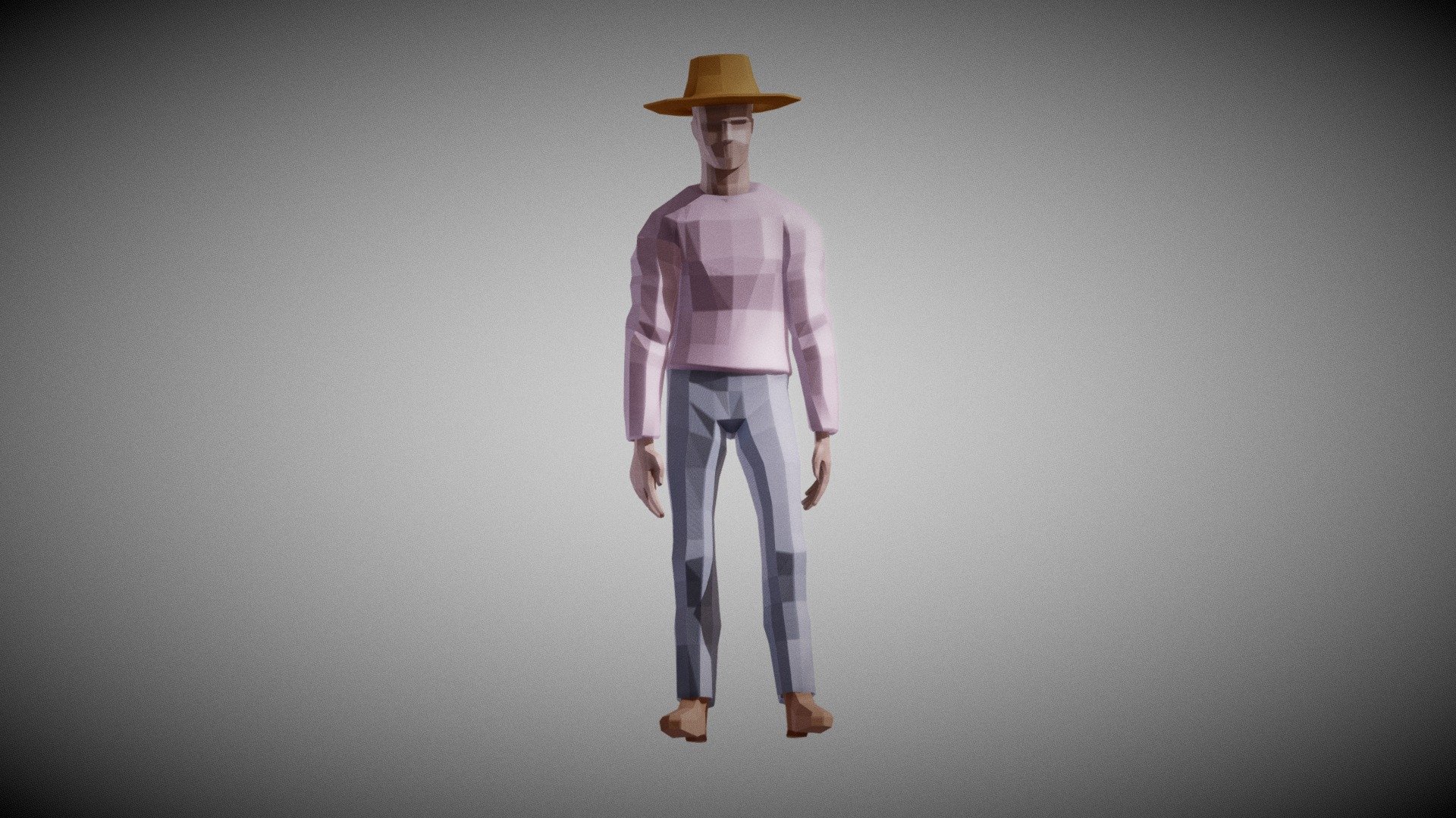 Low Poly Dude - Download Free 3D model by Umesh.Rai [edca791] - Sketchfab