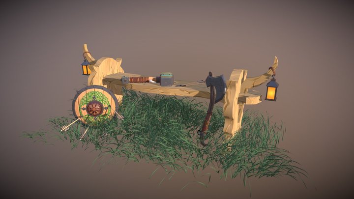 Viking Assets 3D Model