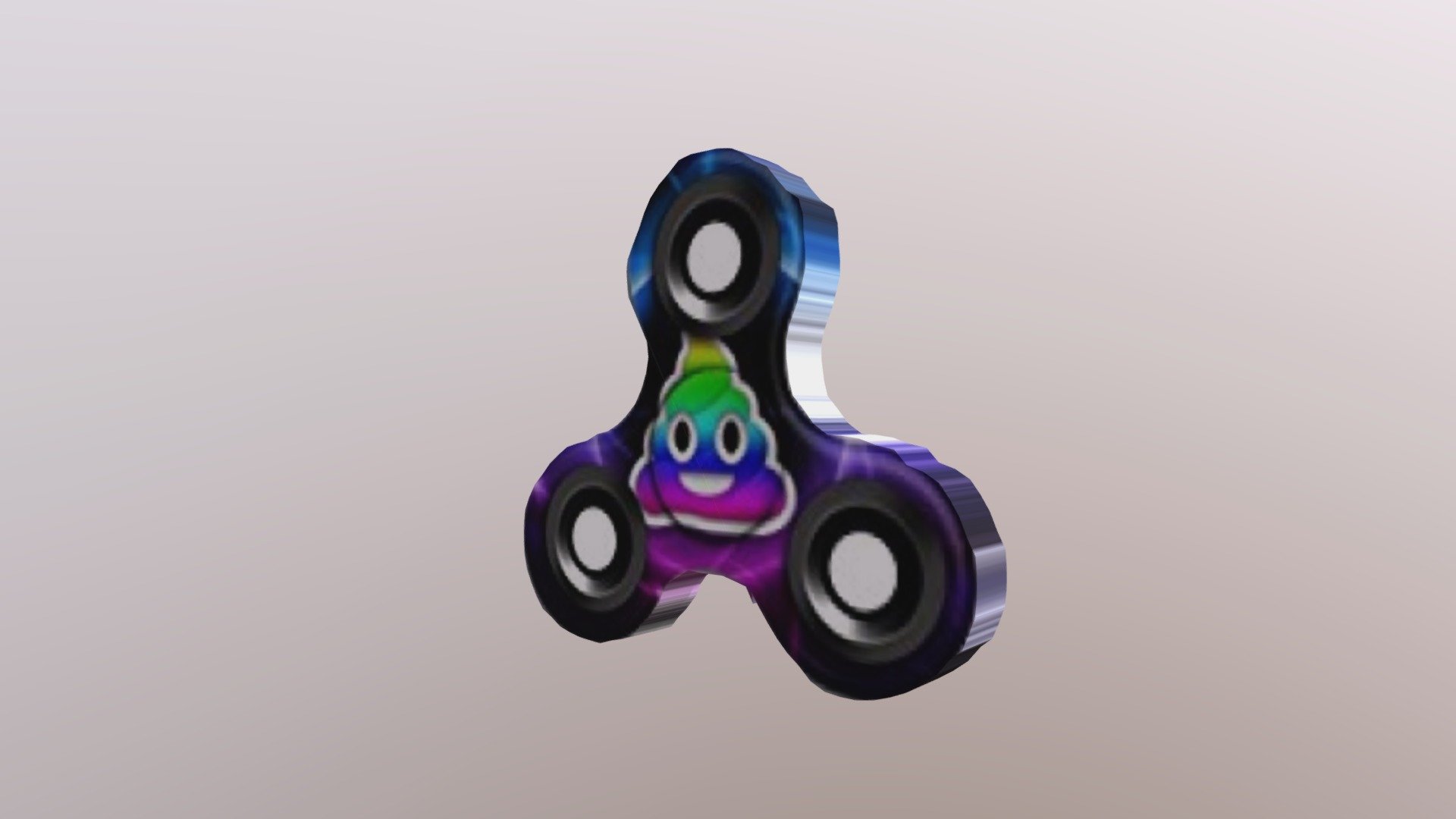 Rainbow Poop Spinner