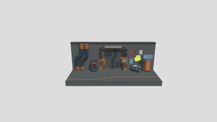 XYZ School. HW4 Paint. 3D Model