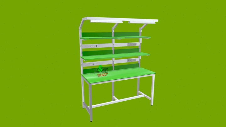Bàn thí nghiệm điện tử - Electronic Workbenches 3D Model