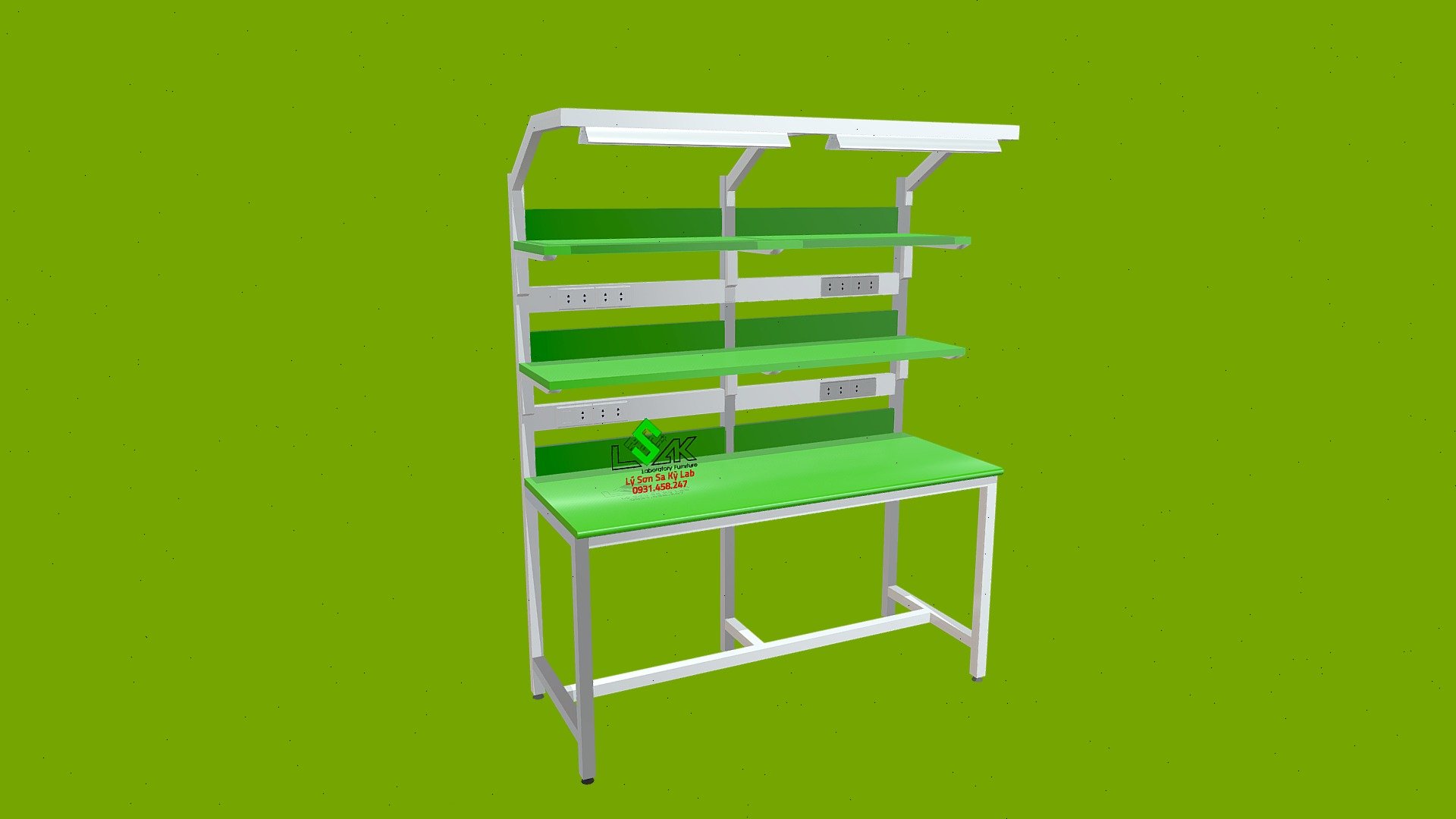 Bàn thí nghiệm điện tử - Electronic Workbenches — Sketchfab embed 3D viewer