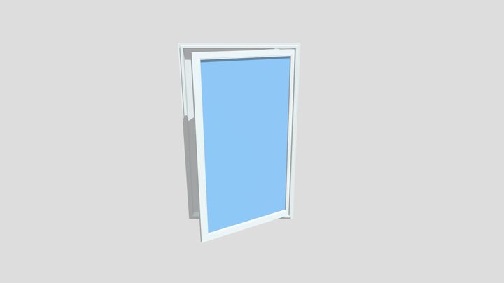 Casement Window 3D Model