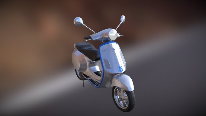 Vespa Electtrica 3D Model