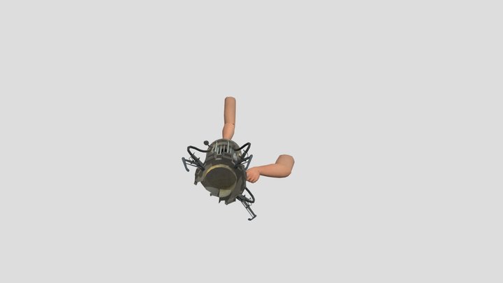 Portal Gun 3 Prototype – Modello 3D gratuito STL