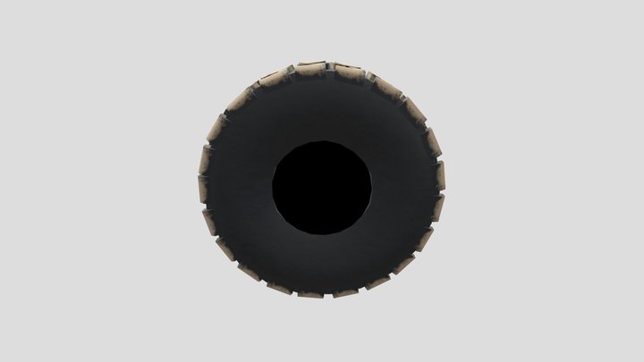 ATV Tire 3D Model