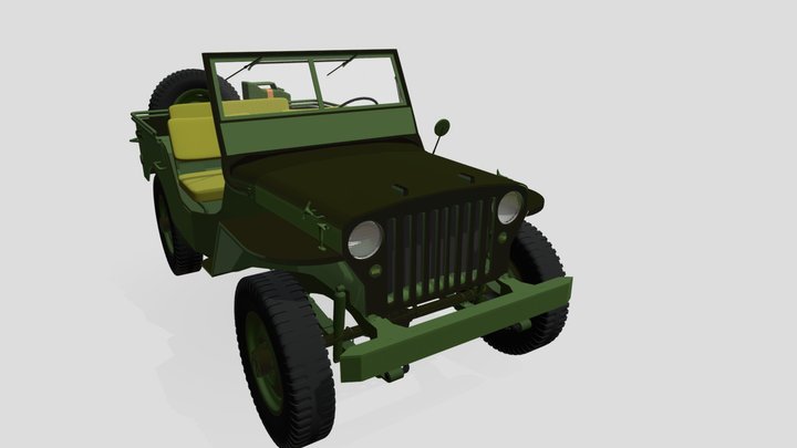 jeep willys 3D Model